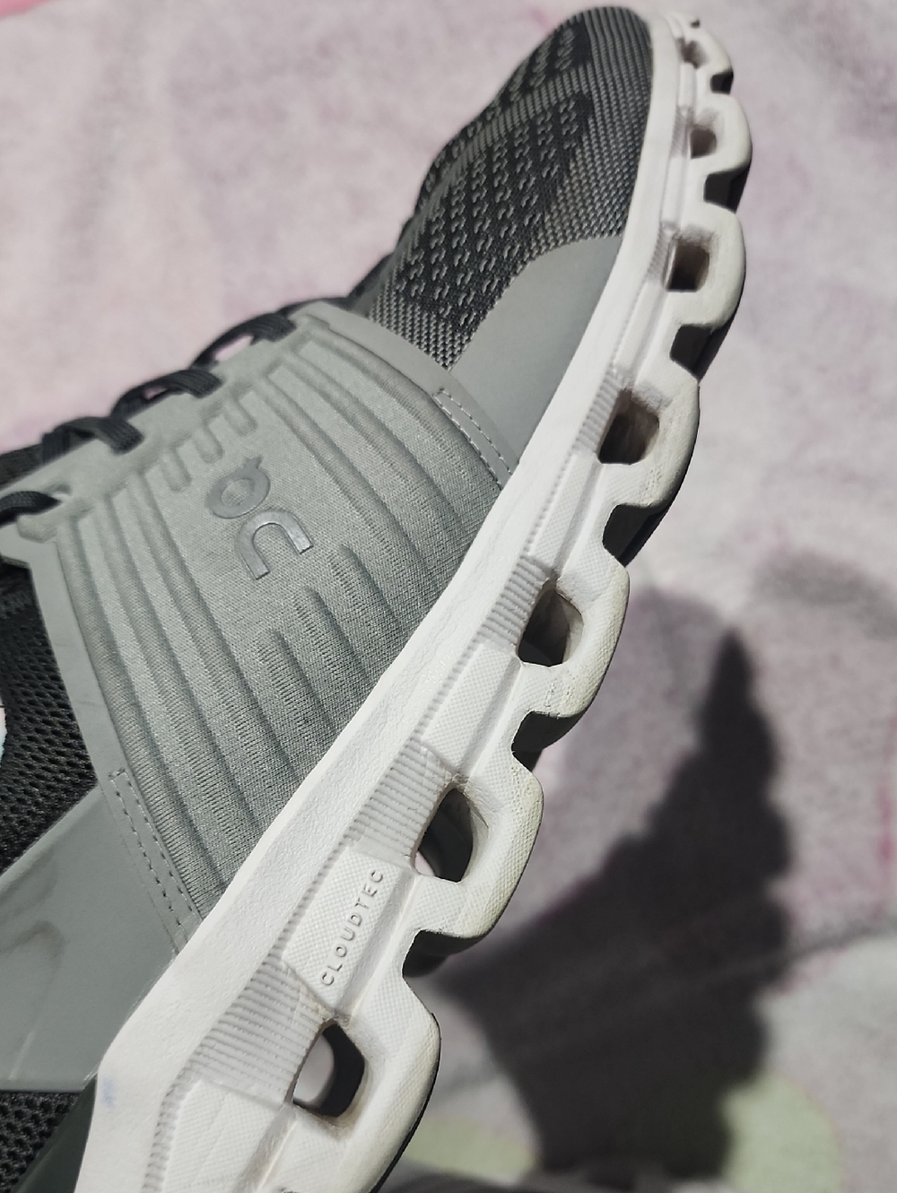 ON RUNNING Cloudswift Men/Adult shoe SZ 12.5 Athletics Rock/Slate - Picture 14 of 16